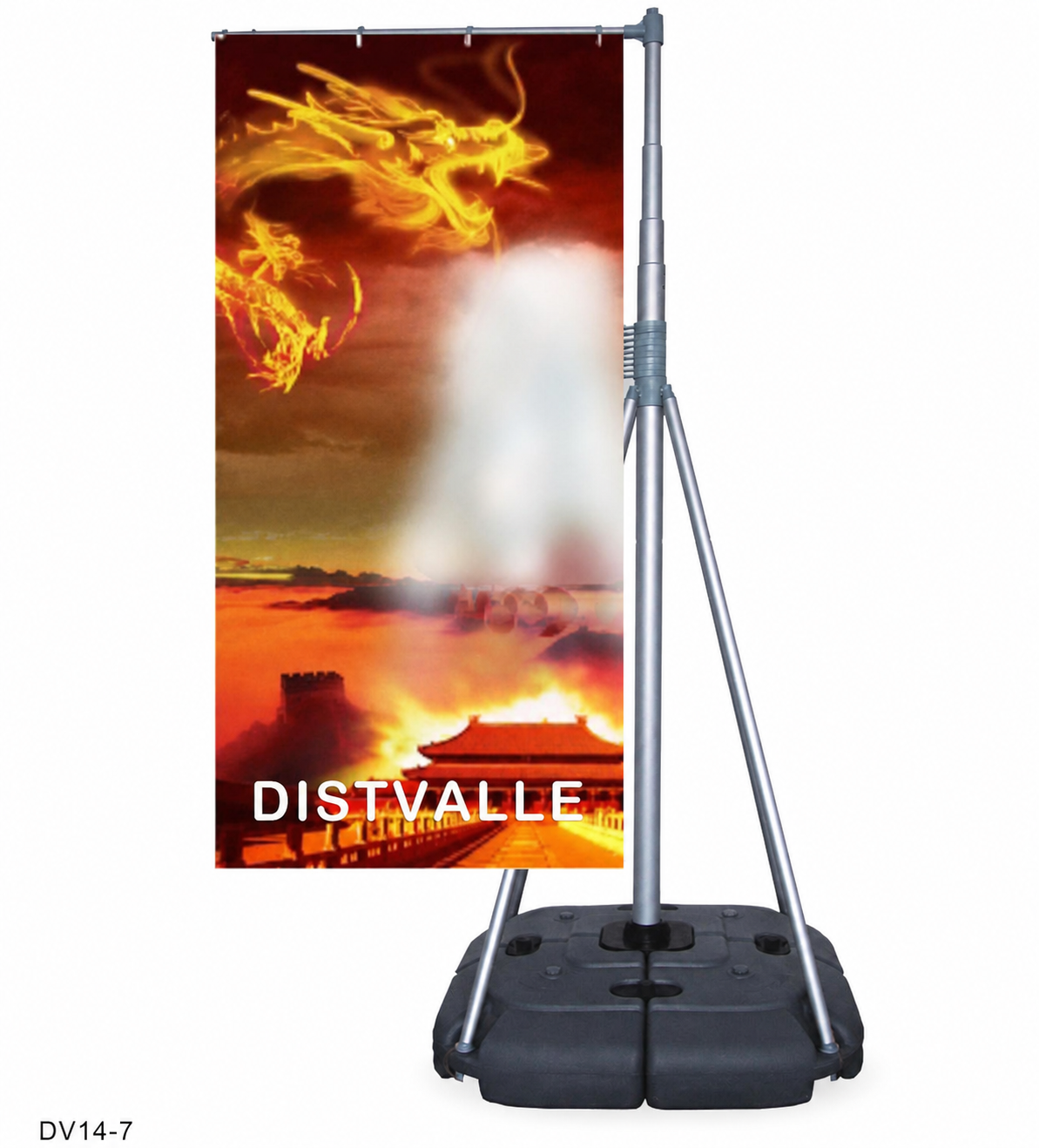 Water tank flag stands