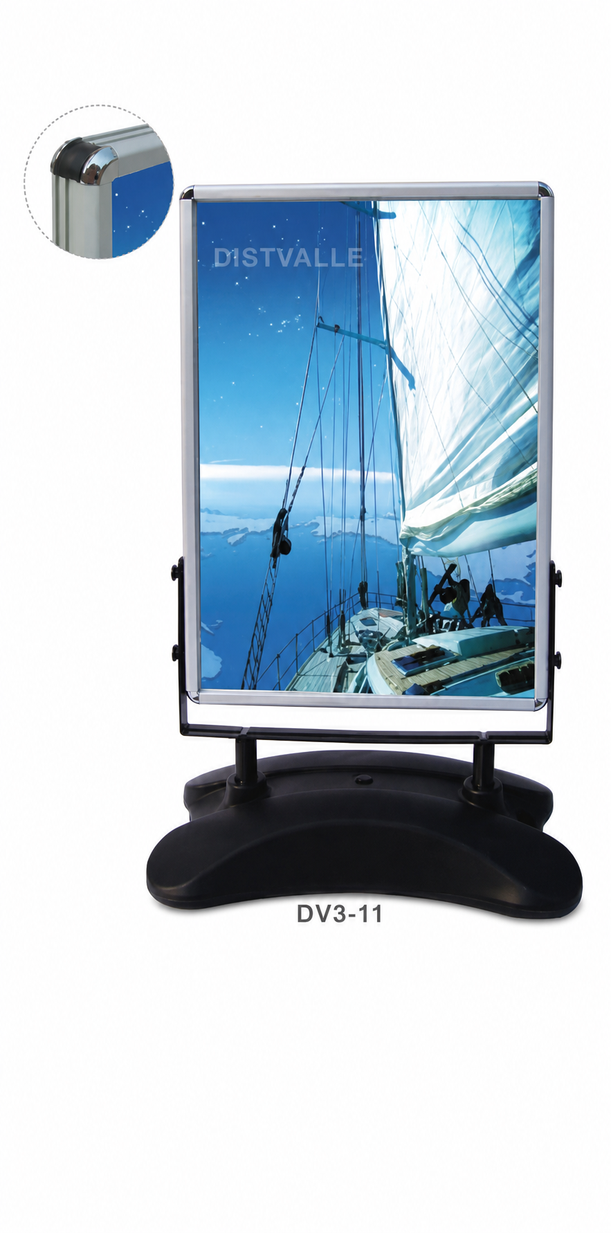 Outdoor big water tank A-boards